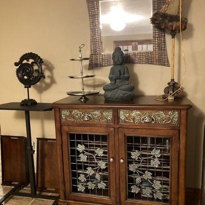 decor and wine. cabinet