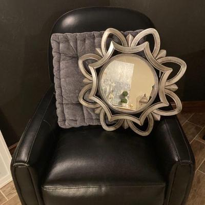 leather armchair
