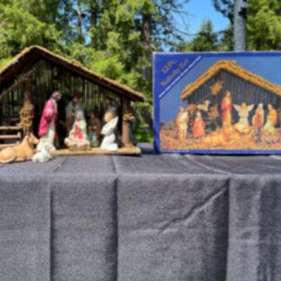 Porcelain Nativity Scene