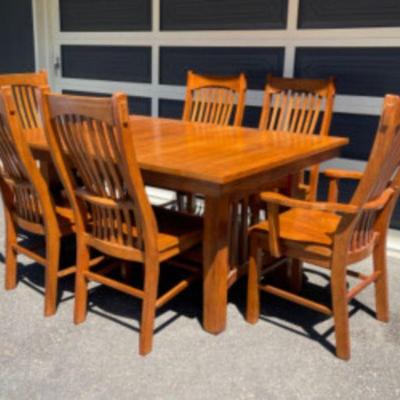 Heirloom Quality Oak Dining Set