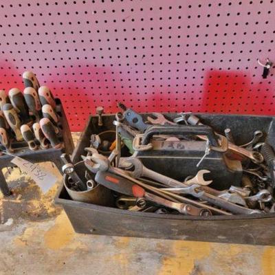 #2438 â€¢ Variety Of Combination Wrenches, Set of Flathead, Philips, To...

