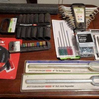 #3518 â€¢ Tie Rod and Ball Joint separator, Screwdrivers, Retractable...
