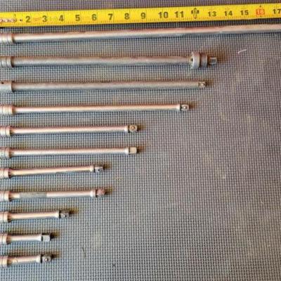 #2508 â€¢ 11 Snap-on 3/8 Drive Extensions
