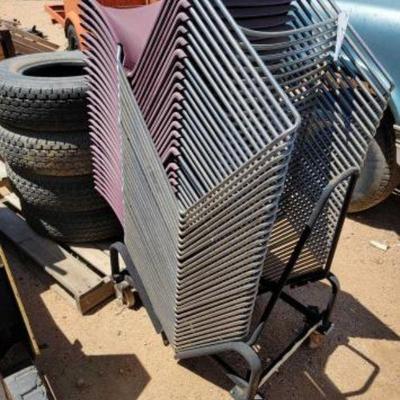 #2002 â€¢ 27 Lobby Chairs and Dolly
