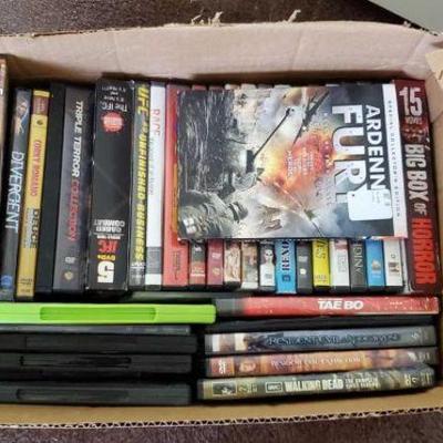 #3324 â€¢ Box of DVDS
