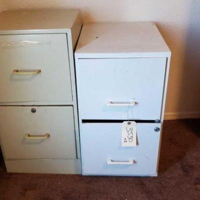 #3530 â€¢ Metal Filing Cabinets
