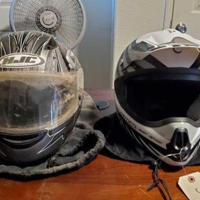 #3538 â€¢ Motorcycle Helmet and Dirt Bike Helmet
