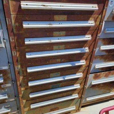 #2626 â€¢ Stanley Vidmar 9-Drawer Toolbox
