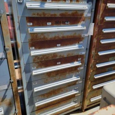 #2624 â€¢ Stanley Vidmar 7-Drawer Toolbox

