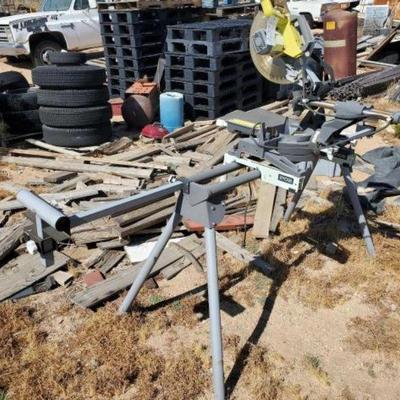 #1204 â€¢ Portable Ryobi Saw with Stand
