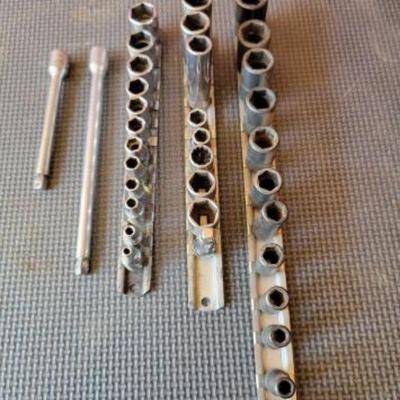 #2512 â€¢ Snap-on SAE And Metric 1/4 Drive Impact And Chrome Sockets A...
