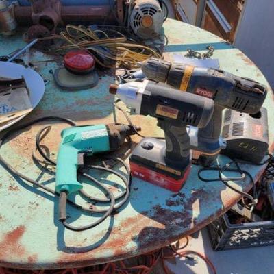 #2688 â€¢ 3 Assorted Power Drills
