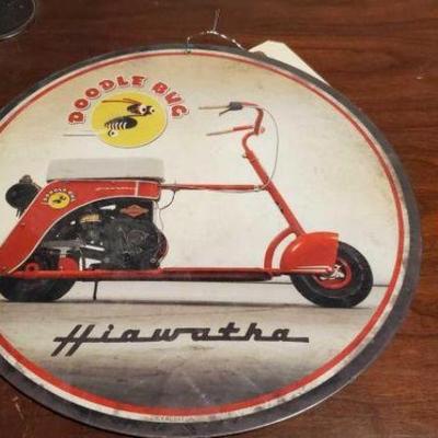 #3560 â€¢ Doodle Bug Sign and Pool Clock
