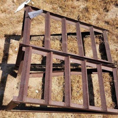 #1074 â€¢ Two Metal Truck Ramps
