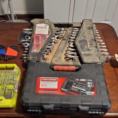 #3554 â€¢ Drill and Impact Drive Set Ratchet tool set Wrench set and Hex...
