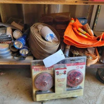 #2542 â€¢ Miscellaneous Items Battery Tester, Neon Vest, Flast Lights, Thre...
