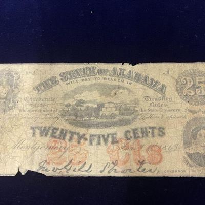 1863 Alabama Script