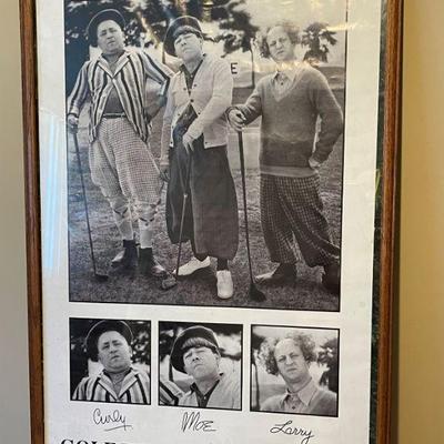 The Three Stooges playing golf picture