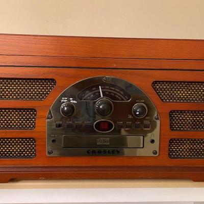 Crosley record, cd, cassette and radio player