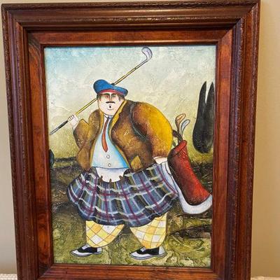 Scottish golfer picture
