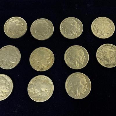 Buffalo Nickles assorted dates