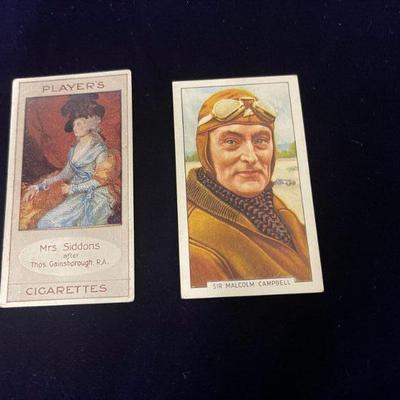1914 Cigarette Card Mrs. Siddon
1948 Cigarette Card Sir. Malcom Campbell