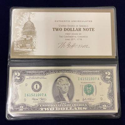 2003 $2 Note - Uncirculated