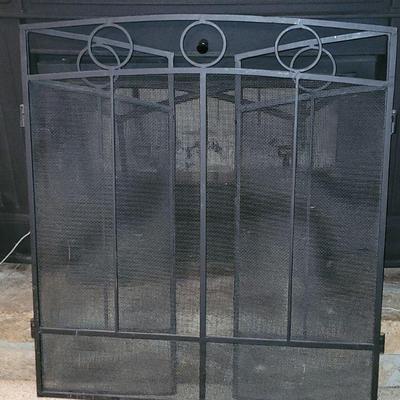 Fireplace screen