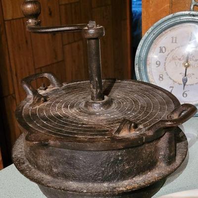 Rare cast iron grinder