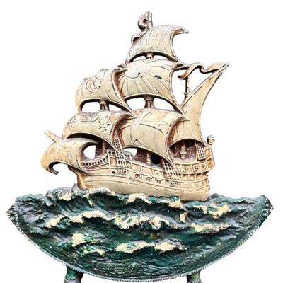 Arts & Crafts Cast Iron Schooner