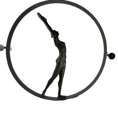 Nude Female Dancer Inside Ring Wall Decor