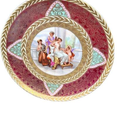 Royal Vienna 19th Century Hand Painted Plate