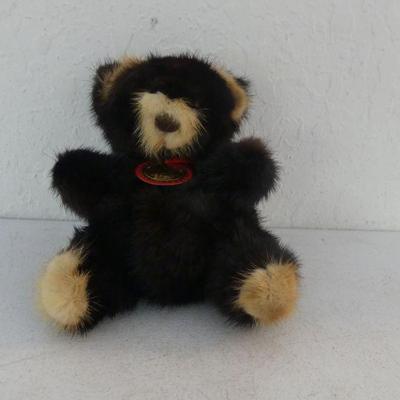 Vintage 1980s Breed Established 3rd Generation Limited Edition Genuine Mink Teddy Bear