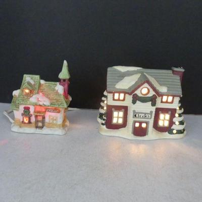Vintage 2 Christmas Houses