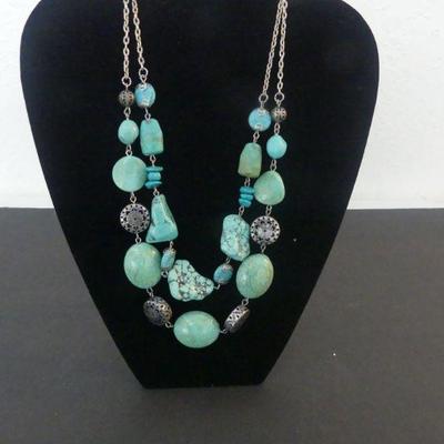 Two-Tier Turquoise Necklace