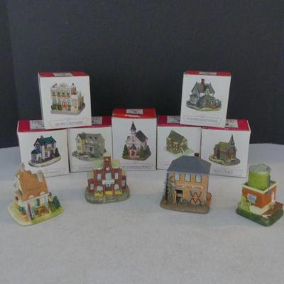 Vintage 1990s Liberty Village Collection Buildings - 11 in All (4 Without Boxes)