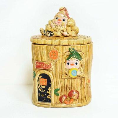 1960'S Mushroom Gnome Cookie Jar