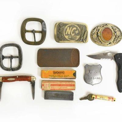 Everkeen Hone Pocket Knives/Belt Buckles/More