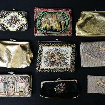 8 Vintage Coin Purses