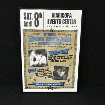  Bob Dylan and Merle Haggard Concert Poster