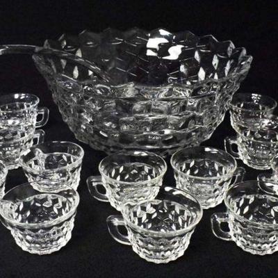 Fostoria Punch Bowl Set