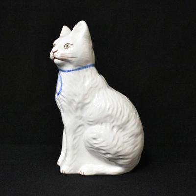 Vintage 11" Cat Figurine 
