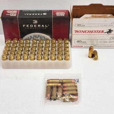 #1505 â€¢ 160 Rounds of 40s&w
