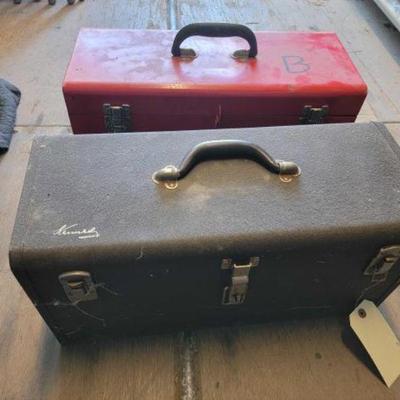 #3044 â€¢ 2 Toolboxes with Assorted Tools
