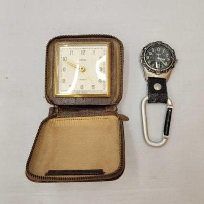 #2814 â€¢ Kaiser Travel Clock & Dakota Clip Watch
