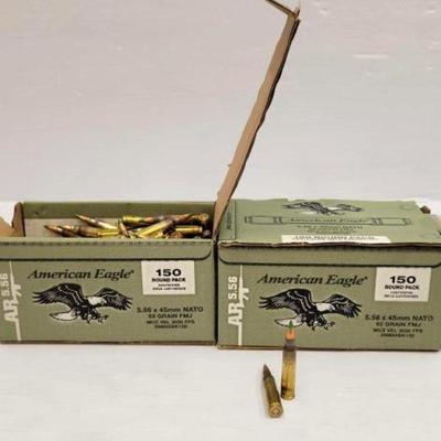 #1655 â€¢ 300 Rounds of American Eagle 5.56x45mm
