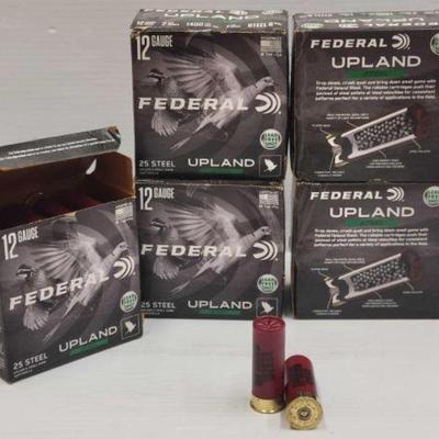 #1725 â€¢ NEW!!! 125 Rounds of Federal 12 Gauge

