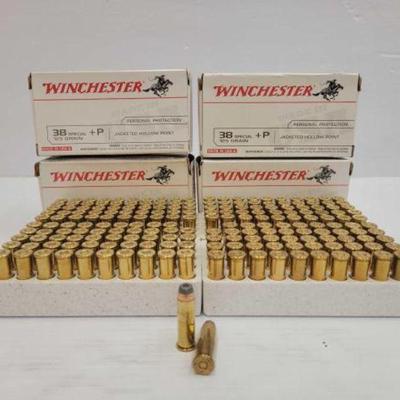 #1420 â€¢ NEW!!! 200 Rounds of Winchester 38 SPL+P Ammo
