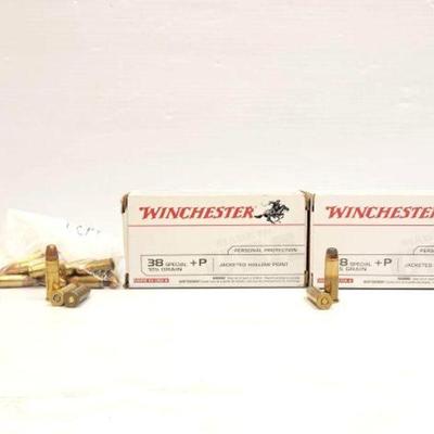 #1435 â€¢ 162 Rounds of Winchester 38 SPL + P & 9MM Ammo
