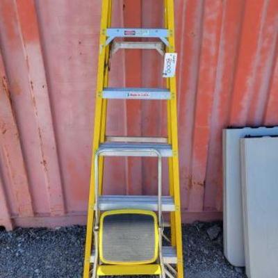 #8000 â€¢ Werner 6' Ladder and Cosco Step Ladder
